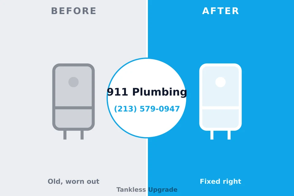 Before and after: plumbing repair Bryson City, NC